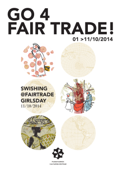 GO 4 FAIR TRADE! - Week van de fair trade