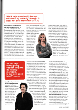 ik mijn zoonlie (5) berisp, blokkeert hii volledig. Hoe go ik