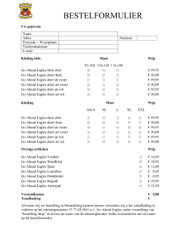Go Ahead Eagles Webshop