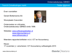 Gerard Bottemanne - Elsevier Nextens
