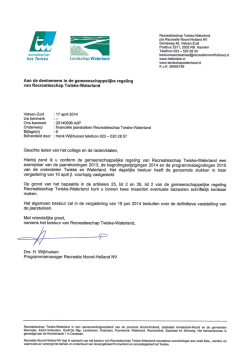 bijlage 1 - Gemeente Waterland