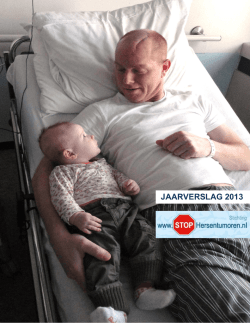 JAARVERSLAG 2013 - Stichting STOPhersentumoren