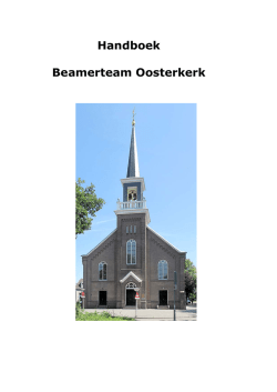Handboek Beamerteam Oosterkerk