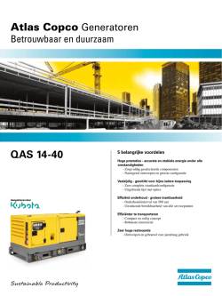 QAS 14-40 Atlas Copco Generatoren