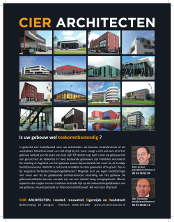 Adv CIER.indd - Cier Architecten