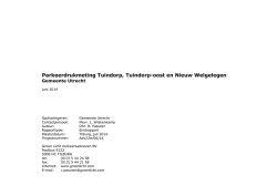Eindrapport parkeerdrukonderzoek 2014 (pdf)