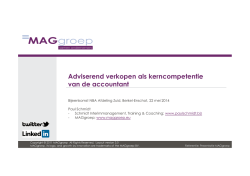 NBA presentatie adv verkopen