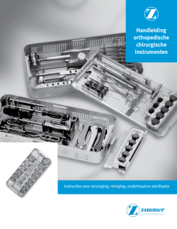 Handleiding orthopedische chirurgische instrumenten