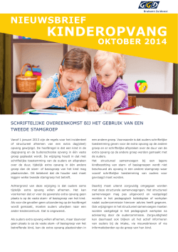nieuwsbrief Kinderopvang oktober_V2 - GGD Brabant