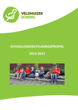 schoolondersteuningsprofiel 2014-2015