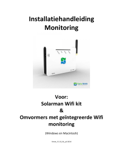 handleiding SolarMAN WiFi Kit S-WE01S V1.05_NL