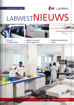 download Nieuwsbrief voor zorgverleners 5e editie