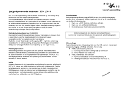Informatie wetswijziging toelatingsbeleid