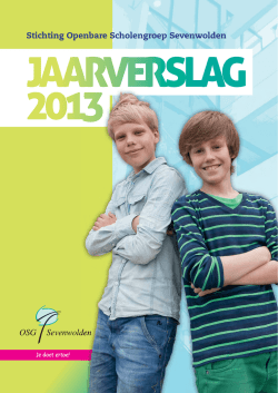 Jaarverslag en jaarrekening 2013