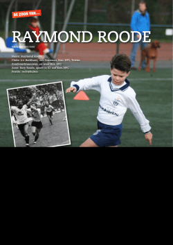 RAYMOND ROODE - Libero Magazine
