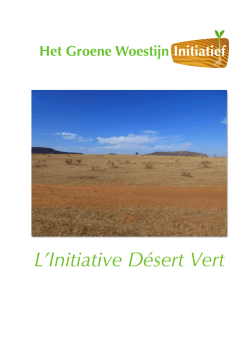 Projectbeschrijving GWI-2014-2017