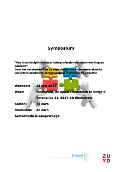 Symposium - Robuust
