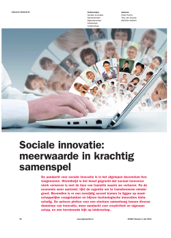 Sociale innovatie - THE SOCIAL INNOVATION FOUNDATION.org