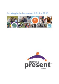 Download het Strategisch plan Present Leiden