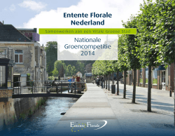 Entente Florale Nederland 2014