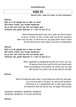 Donwload pdf spiegellied: kijk es