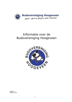 Budo Info - Budo Vereniging Hoogeveen