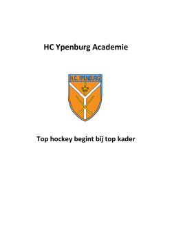 Dit document - HC Ypenburg