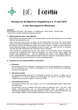 Verslag Alg. Verg. 2014-04-21