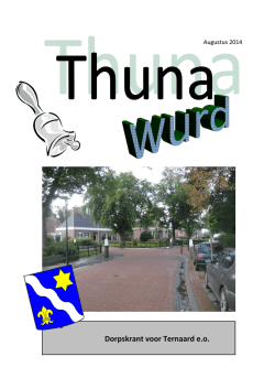 Dorpskrant augustus 2014