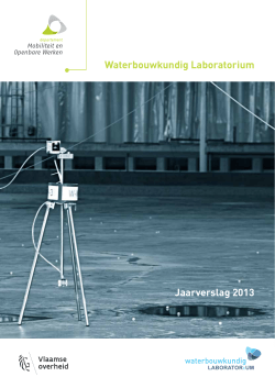 Waterbouwkundig Laboratorium Jaarverslag 2013