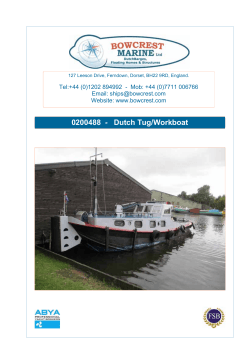 0200488 - Dutch Tug/Workboat