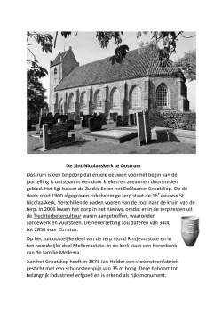 Oostrum2014 - Stichting Alde Fryske Tsjerken