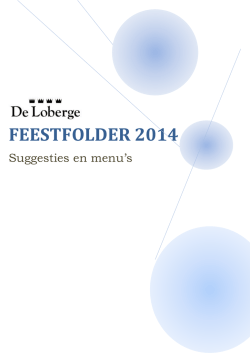 Download onze feestsuggesties 2014