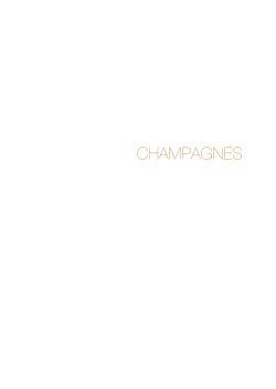 CHAMPAGNES ! - Couvert Couvert