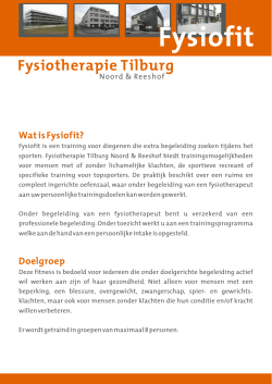 downloaden als pdf - Fysiotherapie Tilburg Reeshof