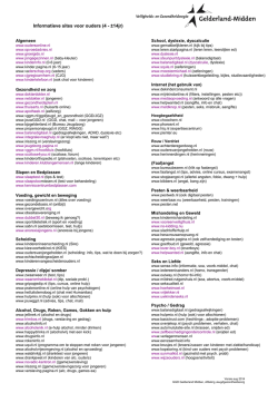 Informatieve sites voor ouders (4 - &plusmn;14jr)