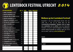 bierlijst - Lentebock Festival