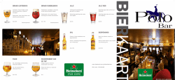 Download hier onze bierkaart