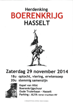 bekijk hier de flyer - Erfgoedcel Hasselt
