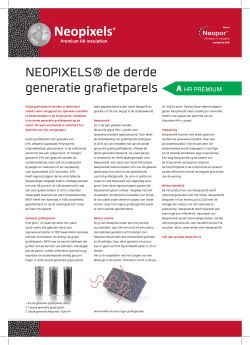 NEOPIXELS® de derde generatie grafietparels