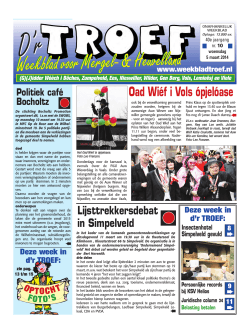 Simpelveld - Weekblad Troef