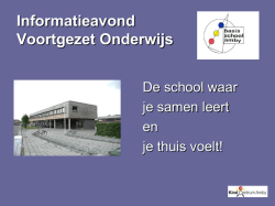 Informatieavond 2013