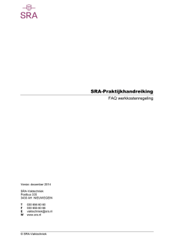 FAQ werkkostenregeling