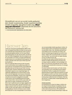 Hierover liep