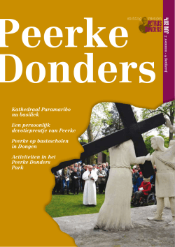 1 JUNI 2014 - Peerke Donders