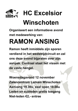 HC Excelsior Winschoten RAMON ANSING