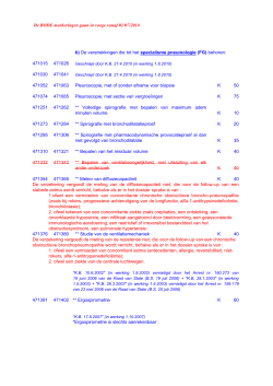 De RODE markeringen gaan in voege vanaf 01/07/2014 b) De