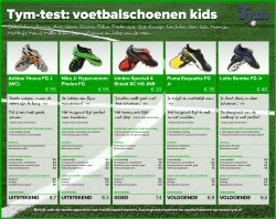 Tym-test: voetbalschoenen kids