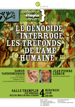 conférence étopia Verviers