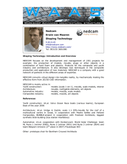 Nedcam Erwin van Maaren Shaping Technology
